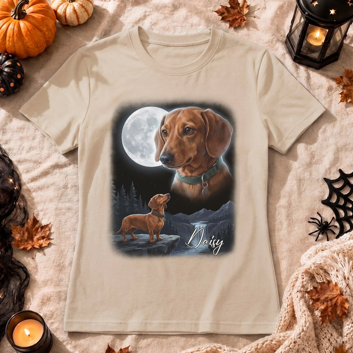 Personalized T-Shirt "Howling Dog"