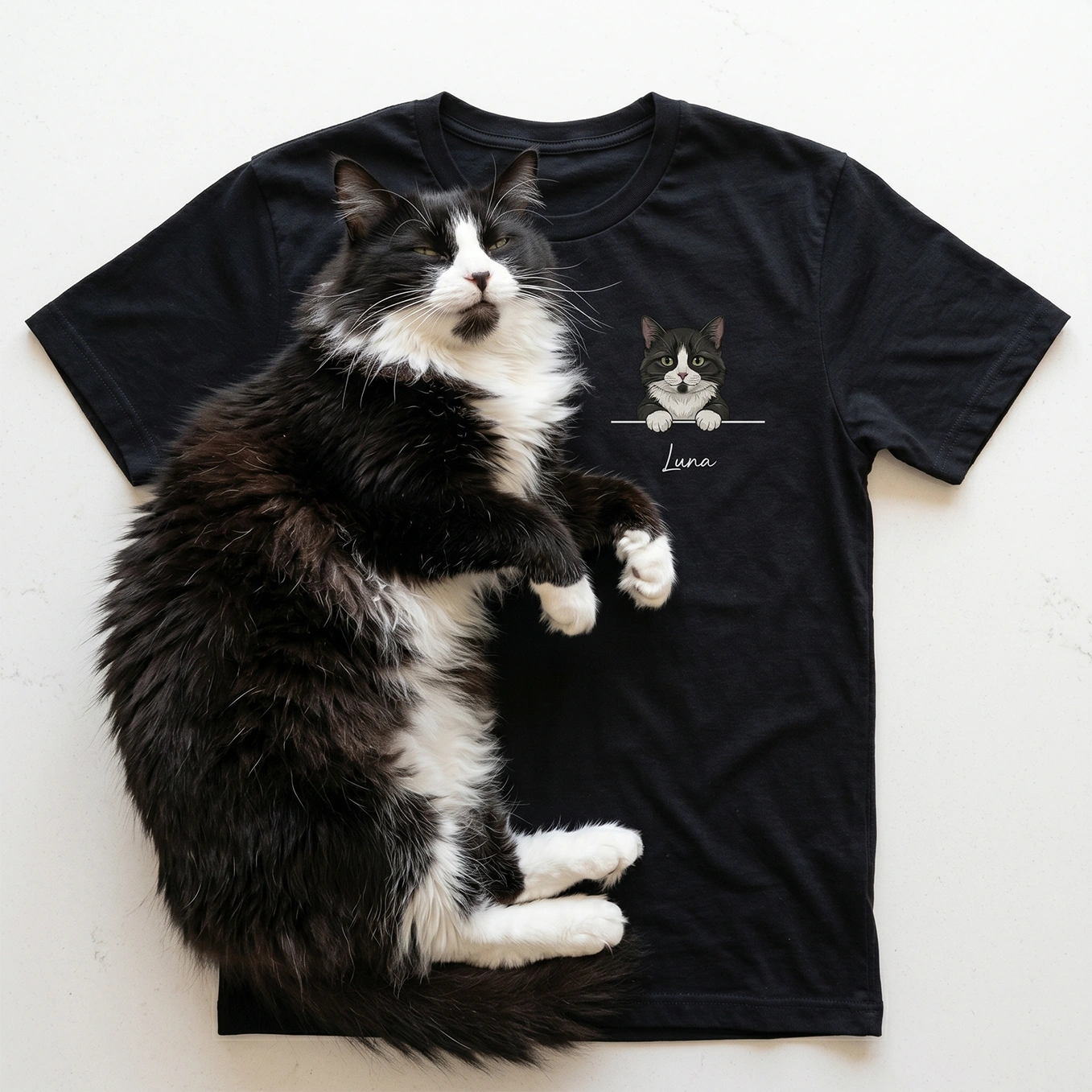 Personalized T-Shirt "Cartoon Cat"