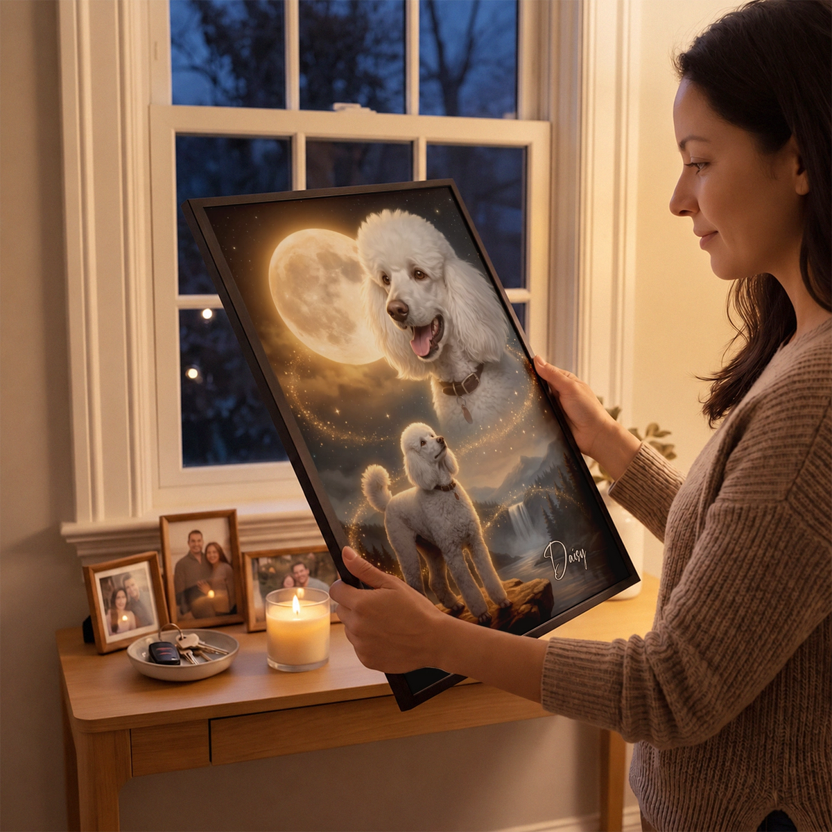 Personalized Poster "Howling Dog"