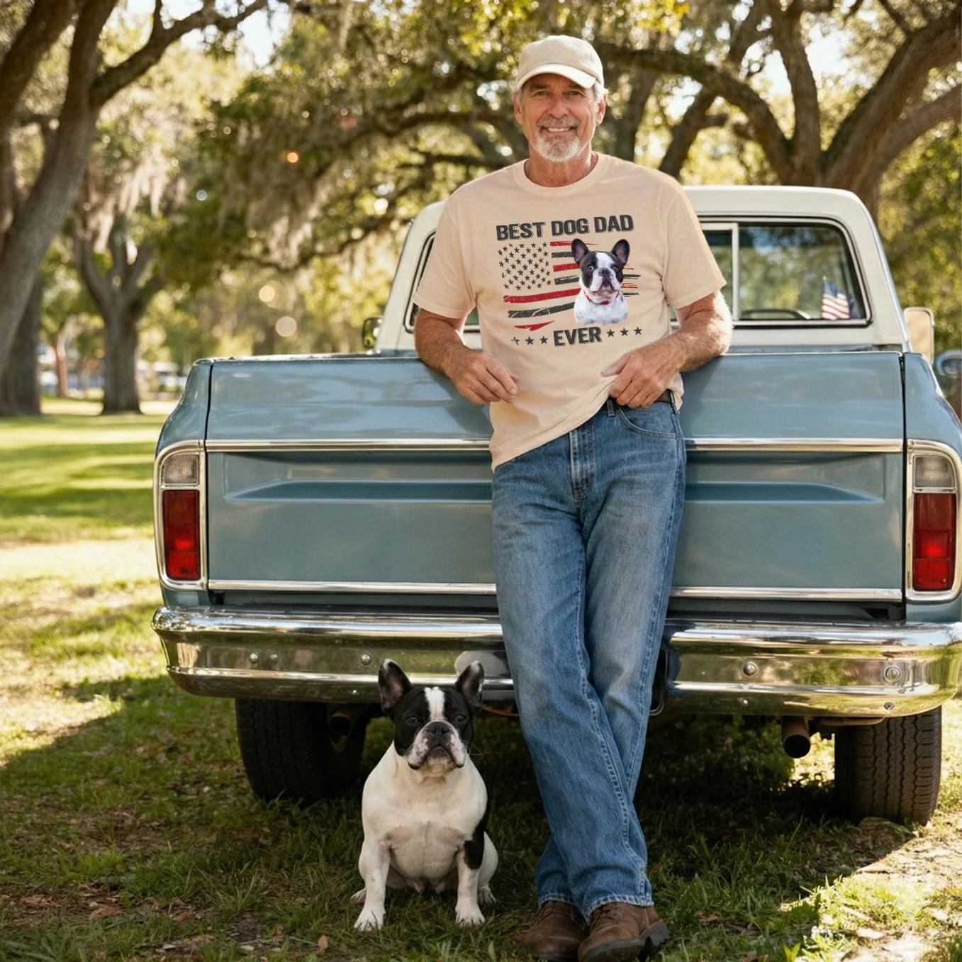 T-Shirt "Best Dog Dad Ever"