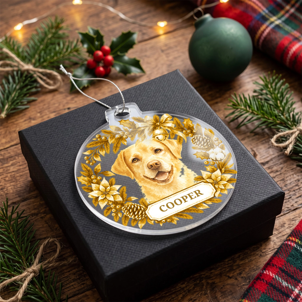 Personalized Christmas Ornament "Pet Photo"