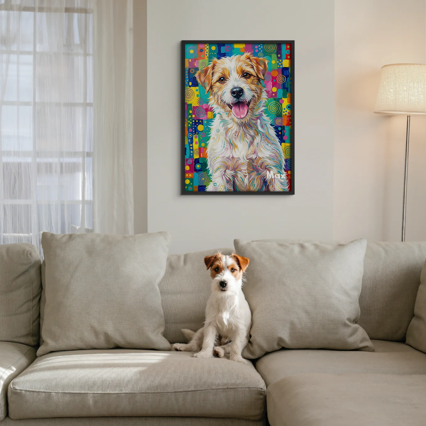 Personalized Dog Poster Pop Art