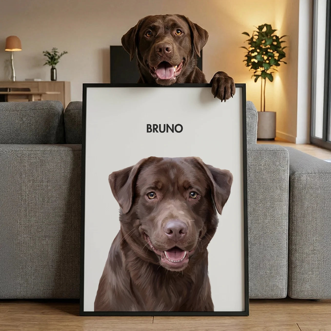 Personalized Dog Poster “Painting”