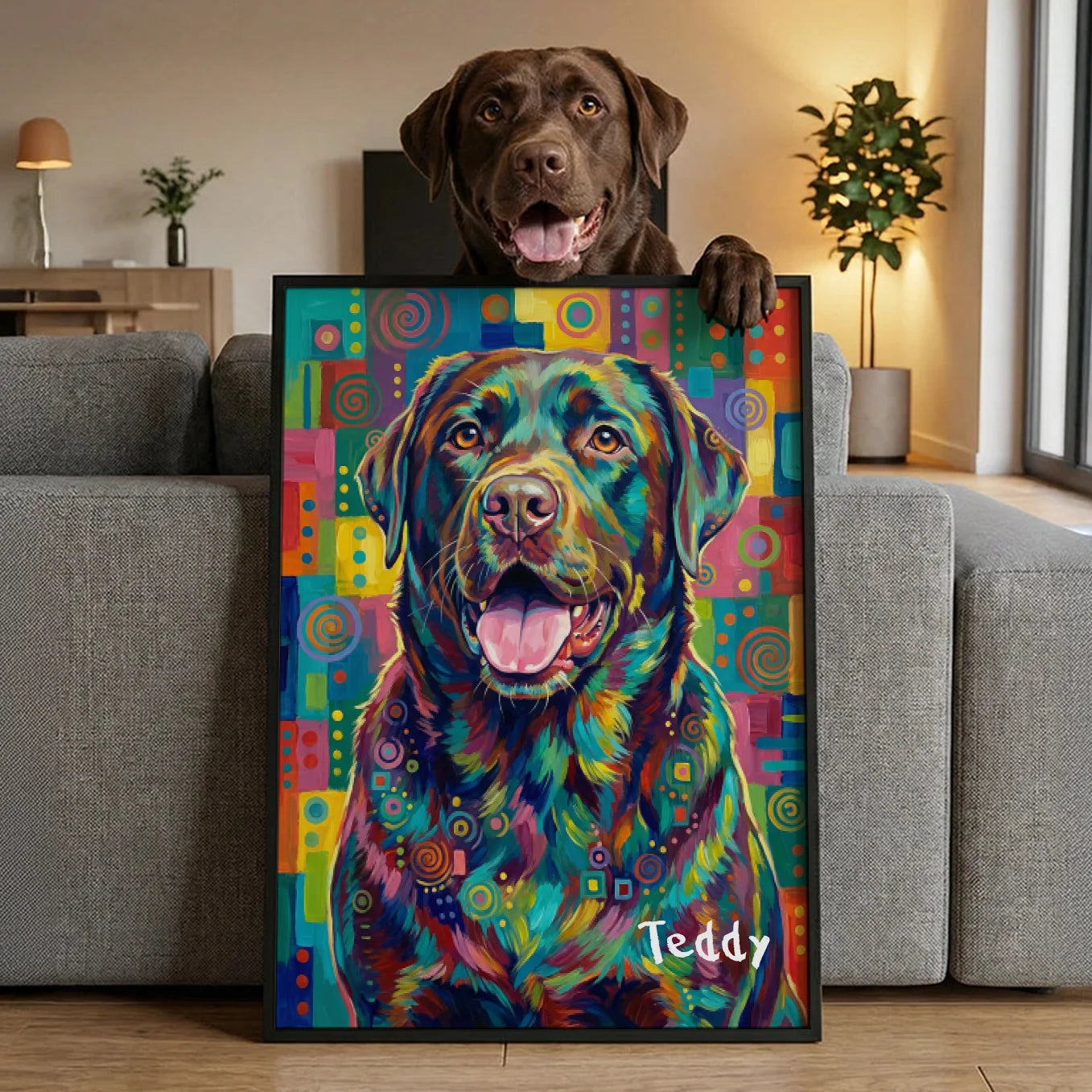 Personalized Dog Poster Pop Art