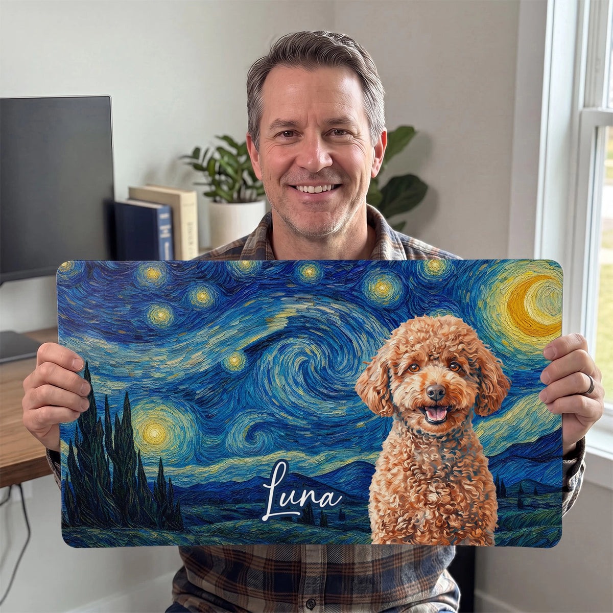 Personalized Deskmat "Dog Art" – personalisiertes Geschenk – Ansicht 3
