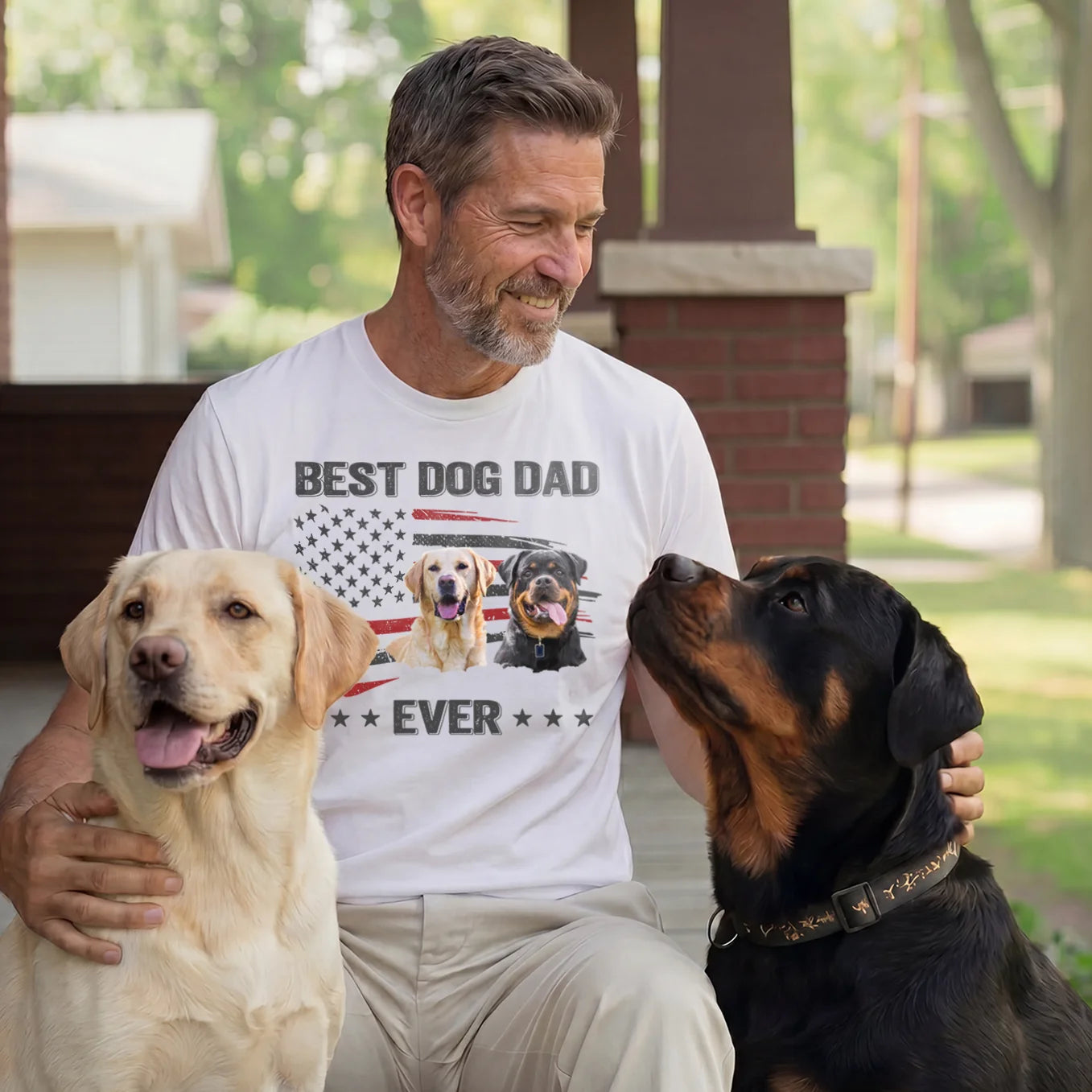T-Shirt "Best Dog Dad Ever"