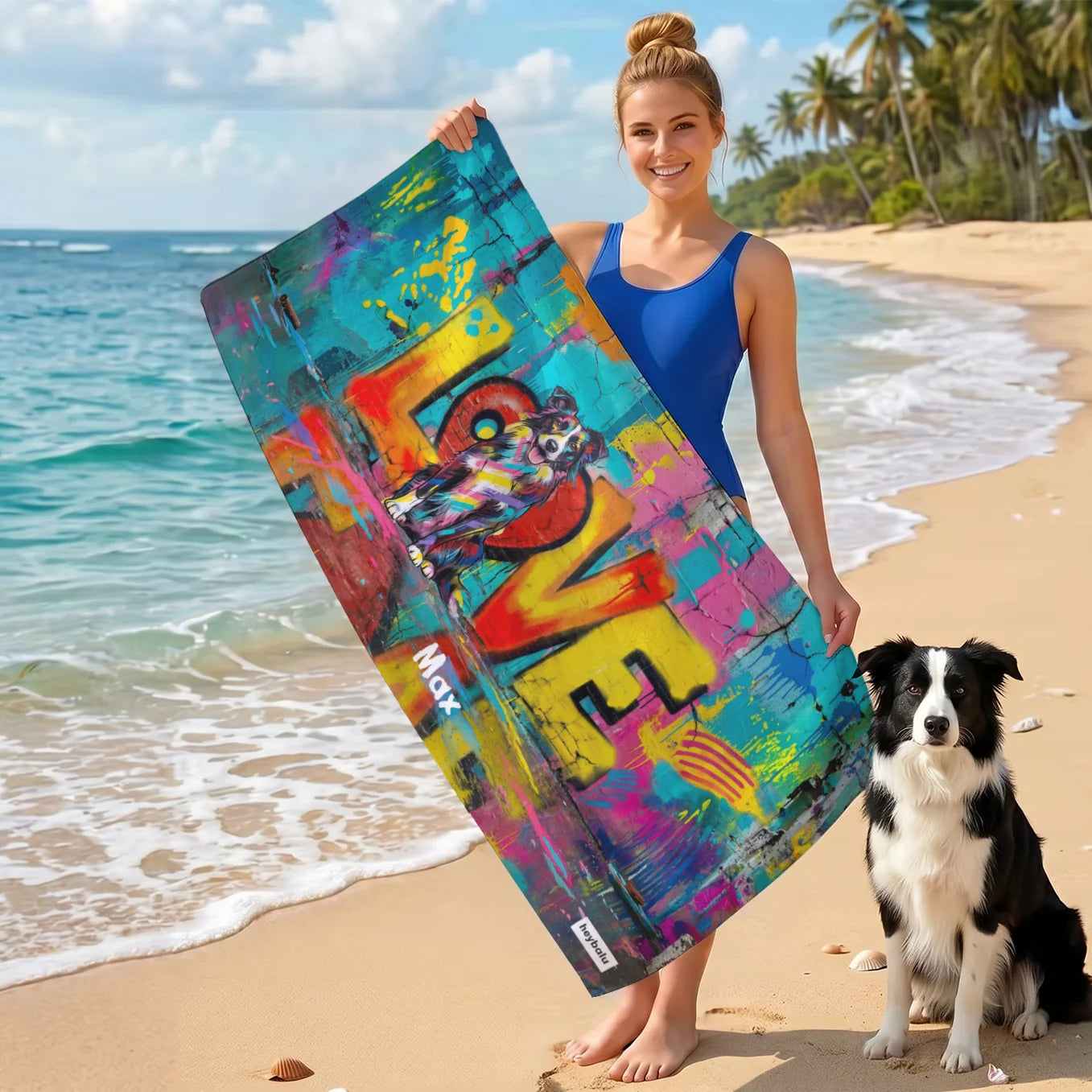 Personalized Towel "Love"