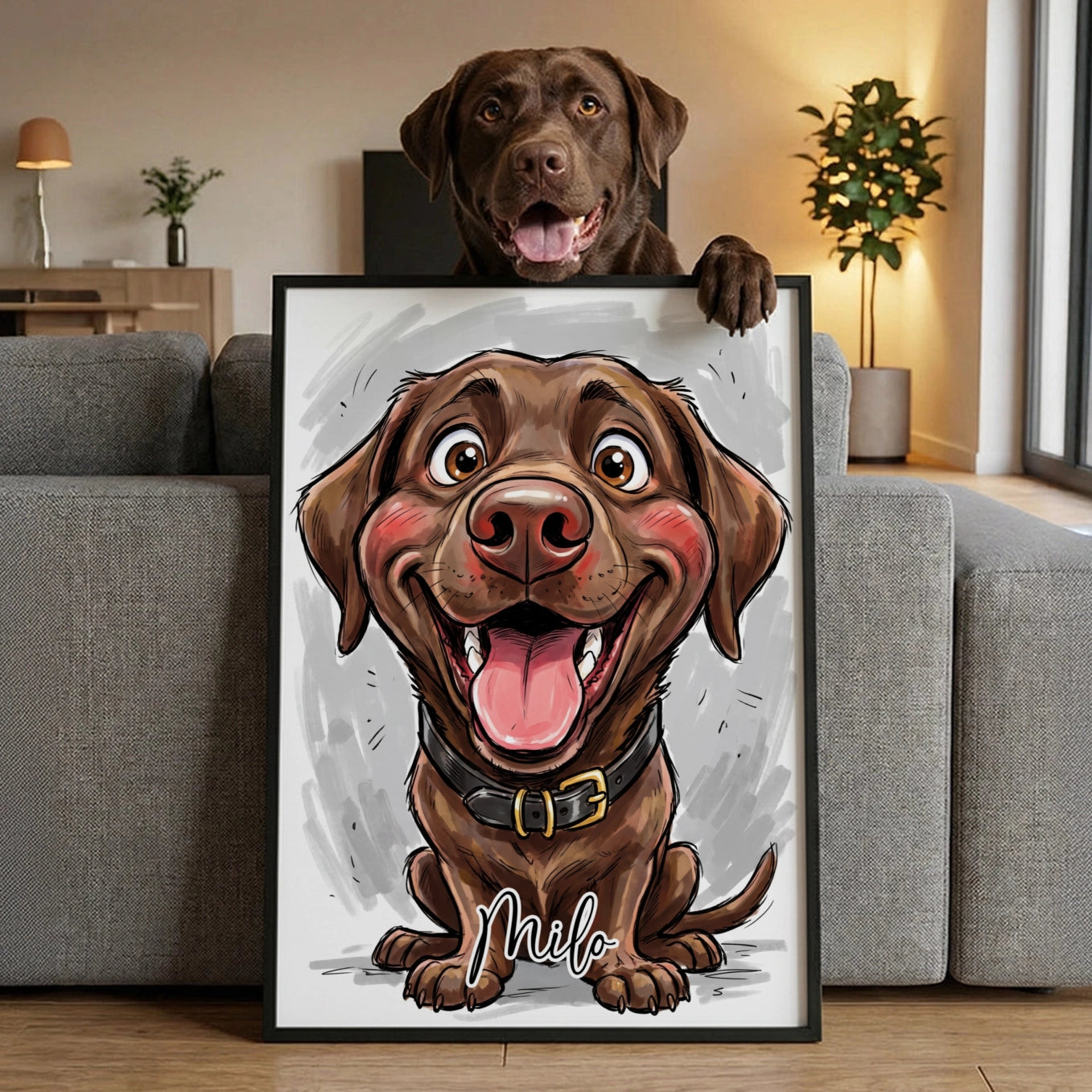 Personalized Poster "Sketch Dog"
