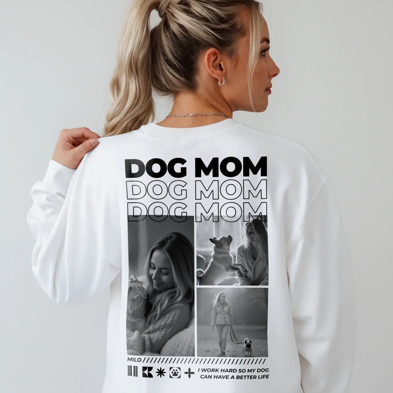 Personalized Sweater "Dog Mom"