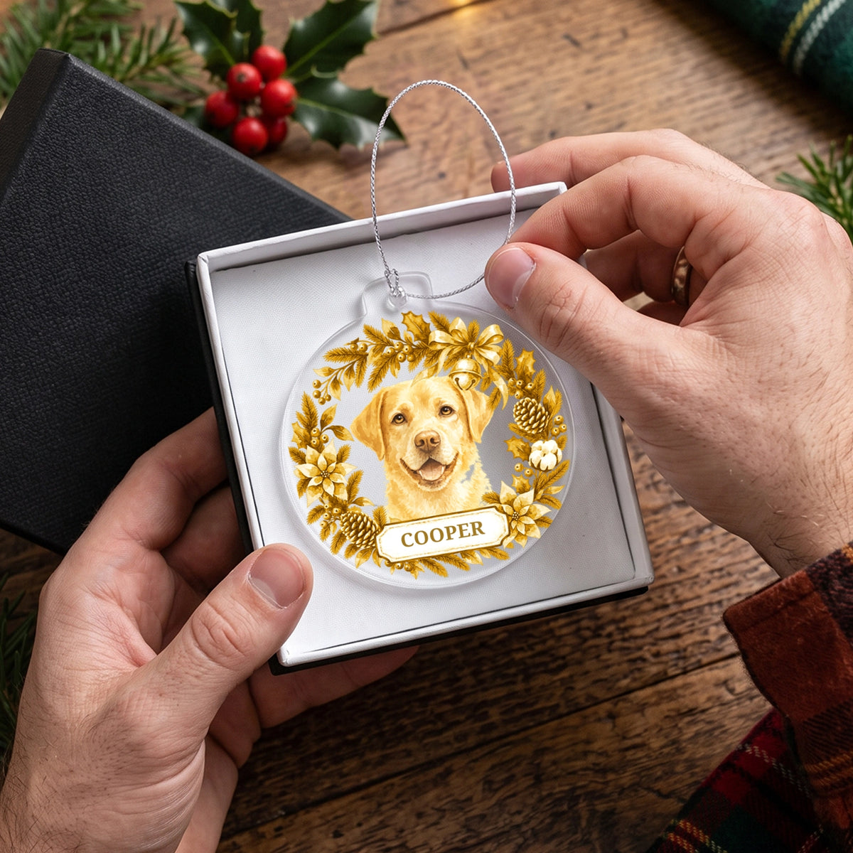 Personalized Christmas Ornament "Pet Photo"