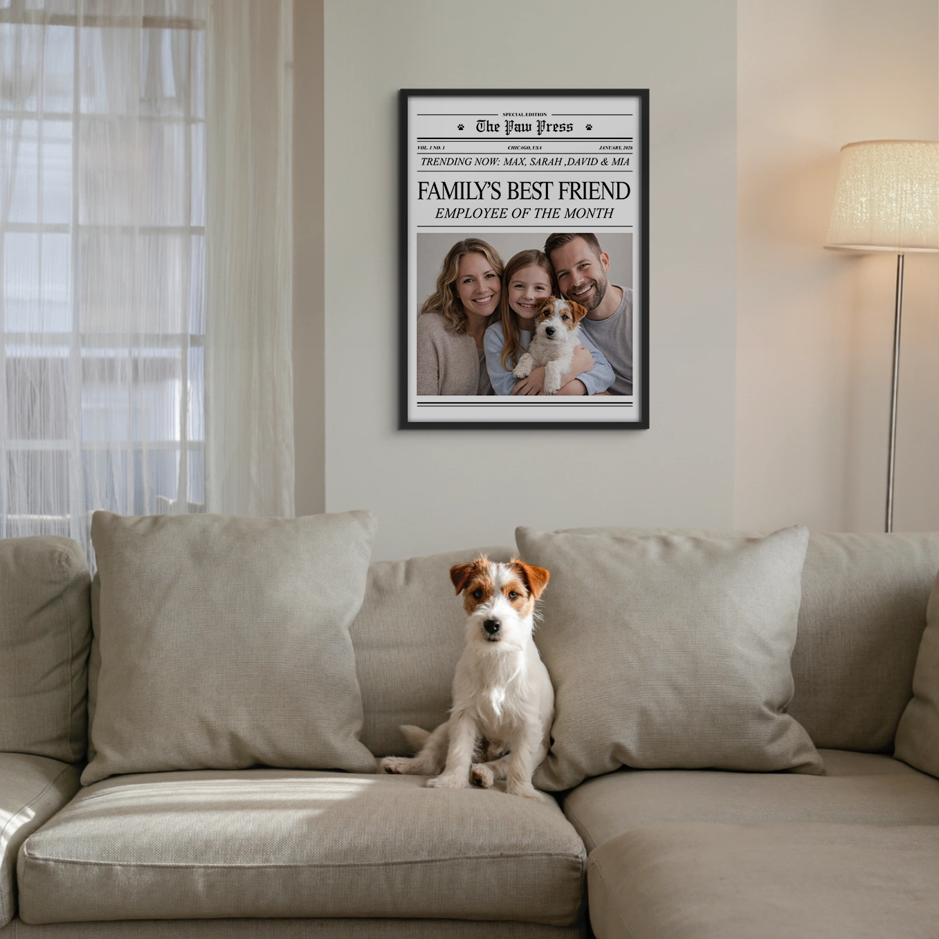 Personalized Poster "Newspaper"