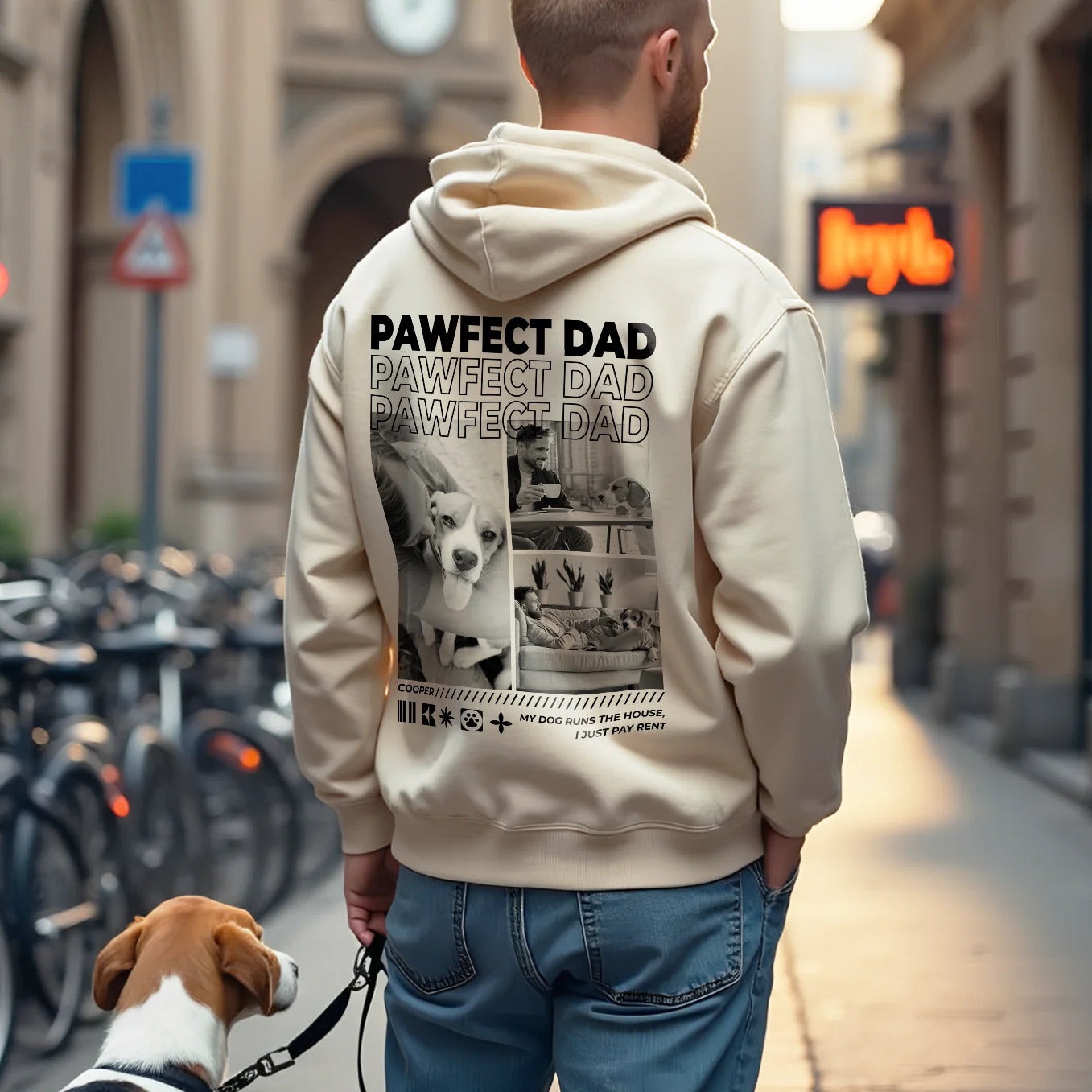 Personalized Hoodie "Dog Dad"