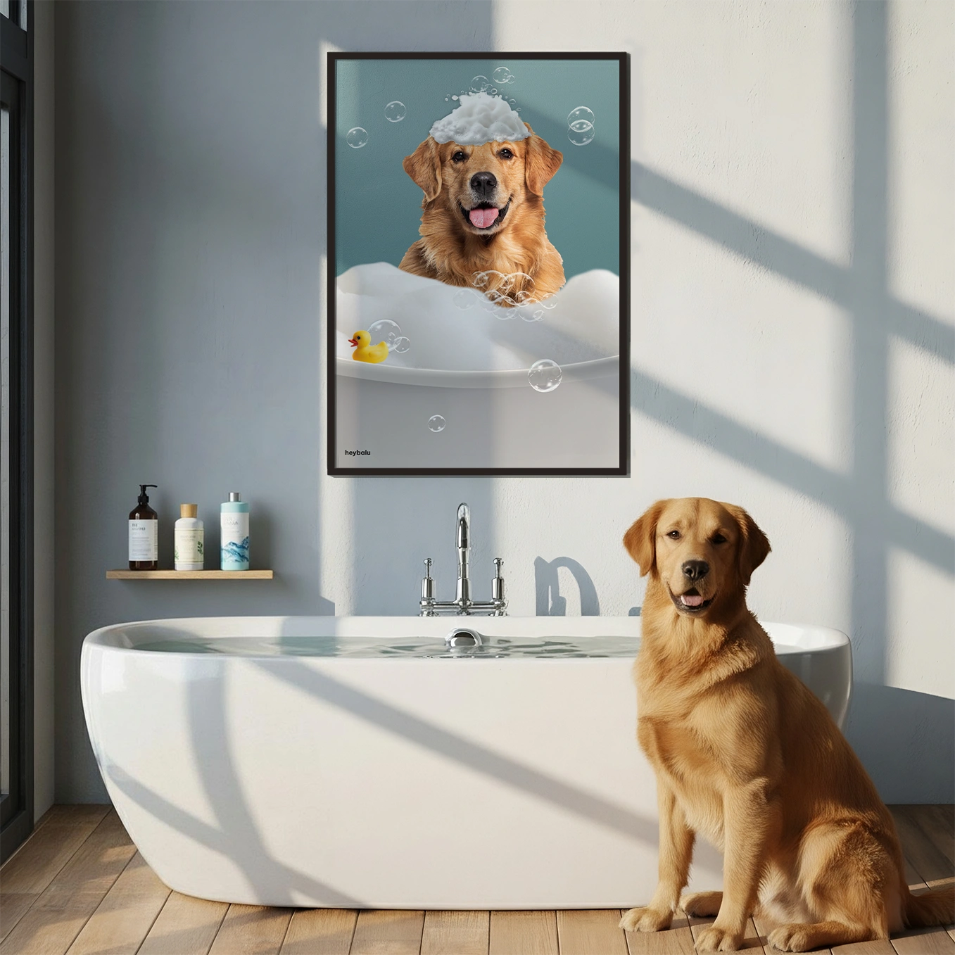 Personalized Poster "Fun in the Tub"