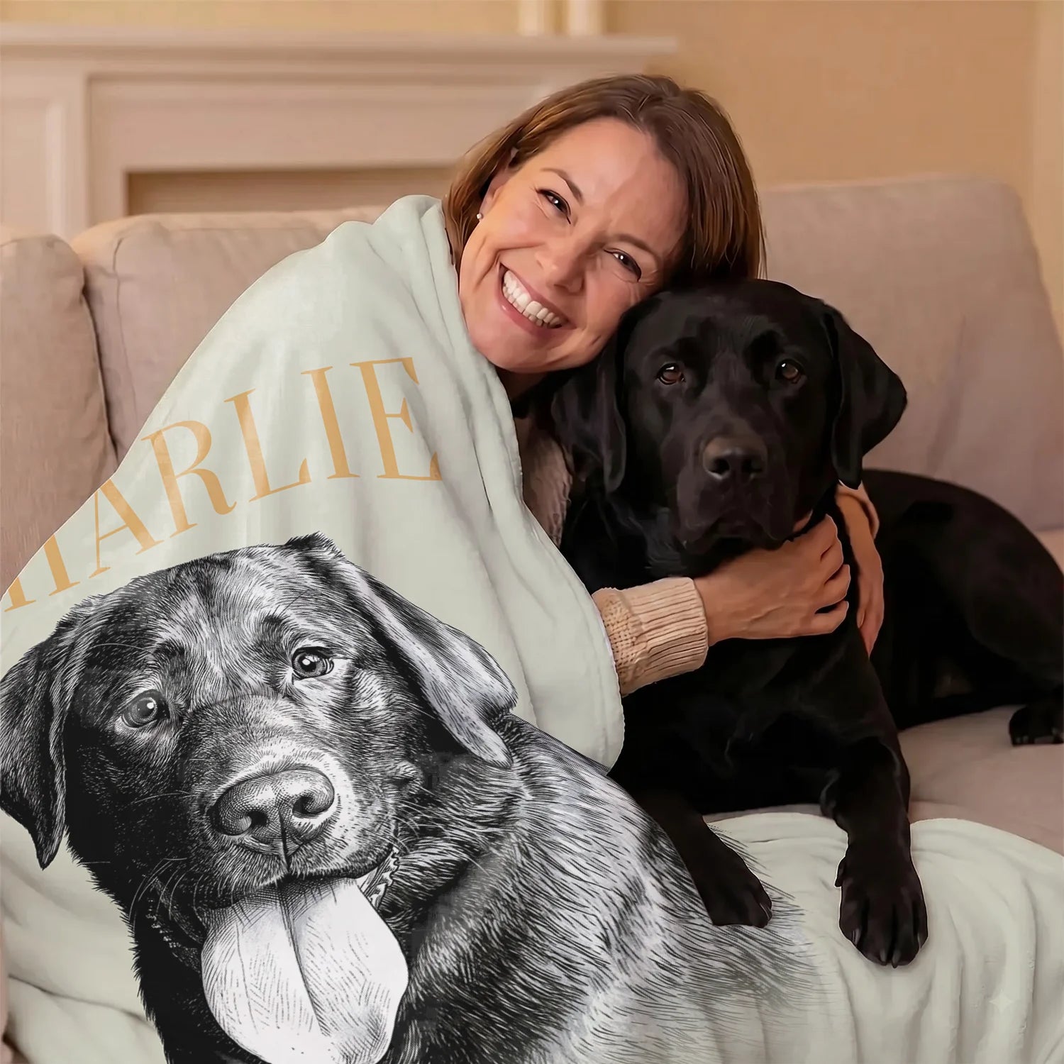 Personalized Blanket "Retro"