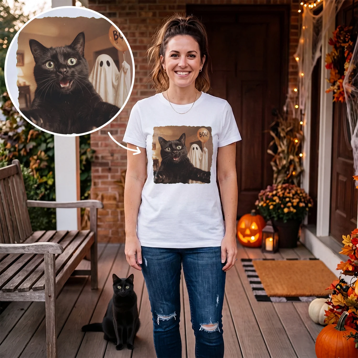 Personalized T-Shirt "Vintage Halloween"