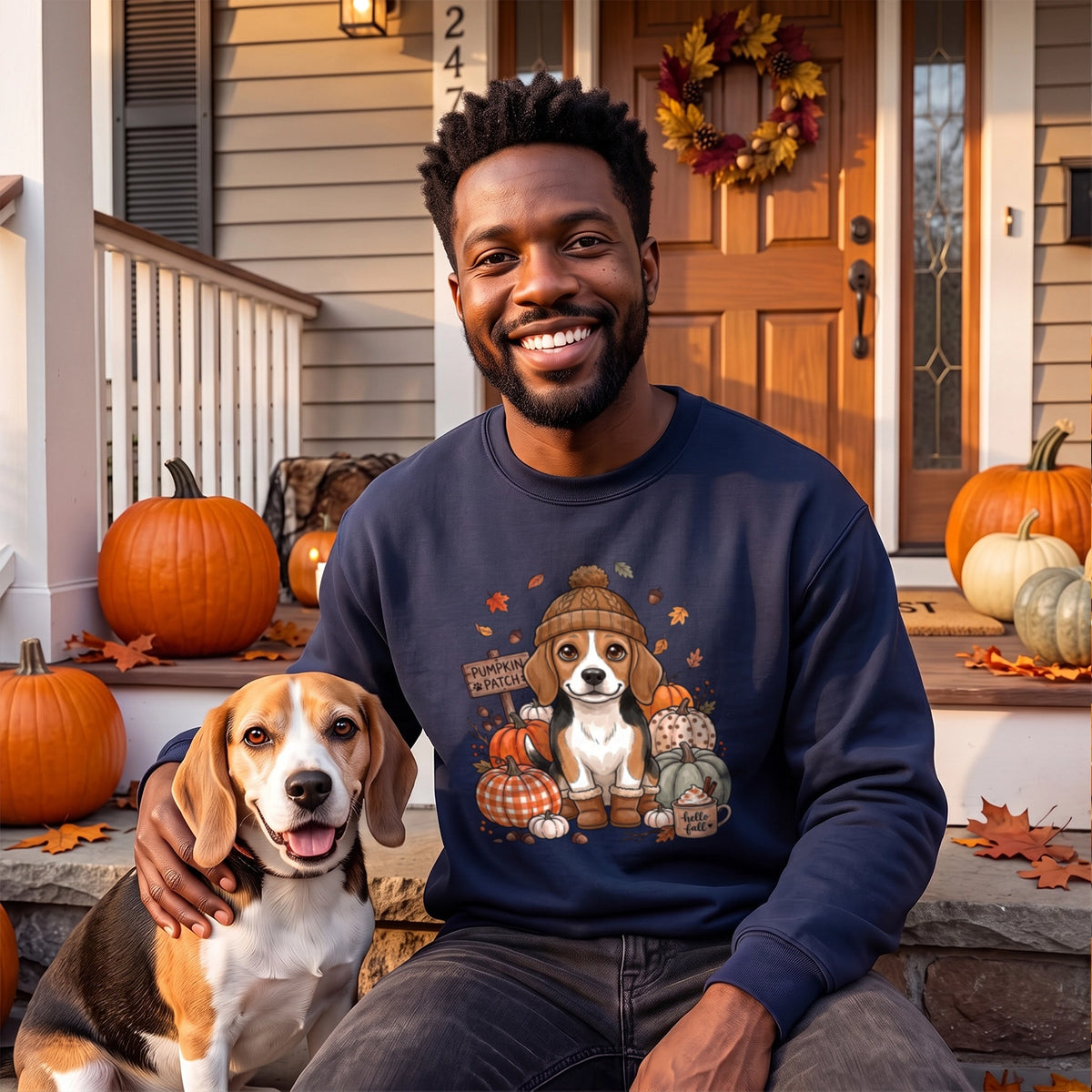 Personalized Sweater "Pet Pumpkin Patch"