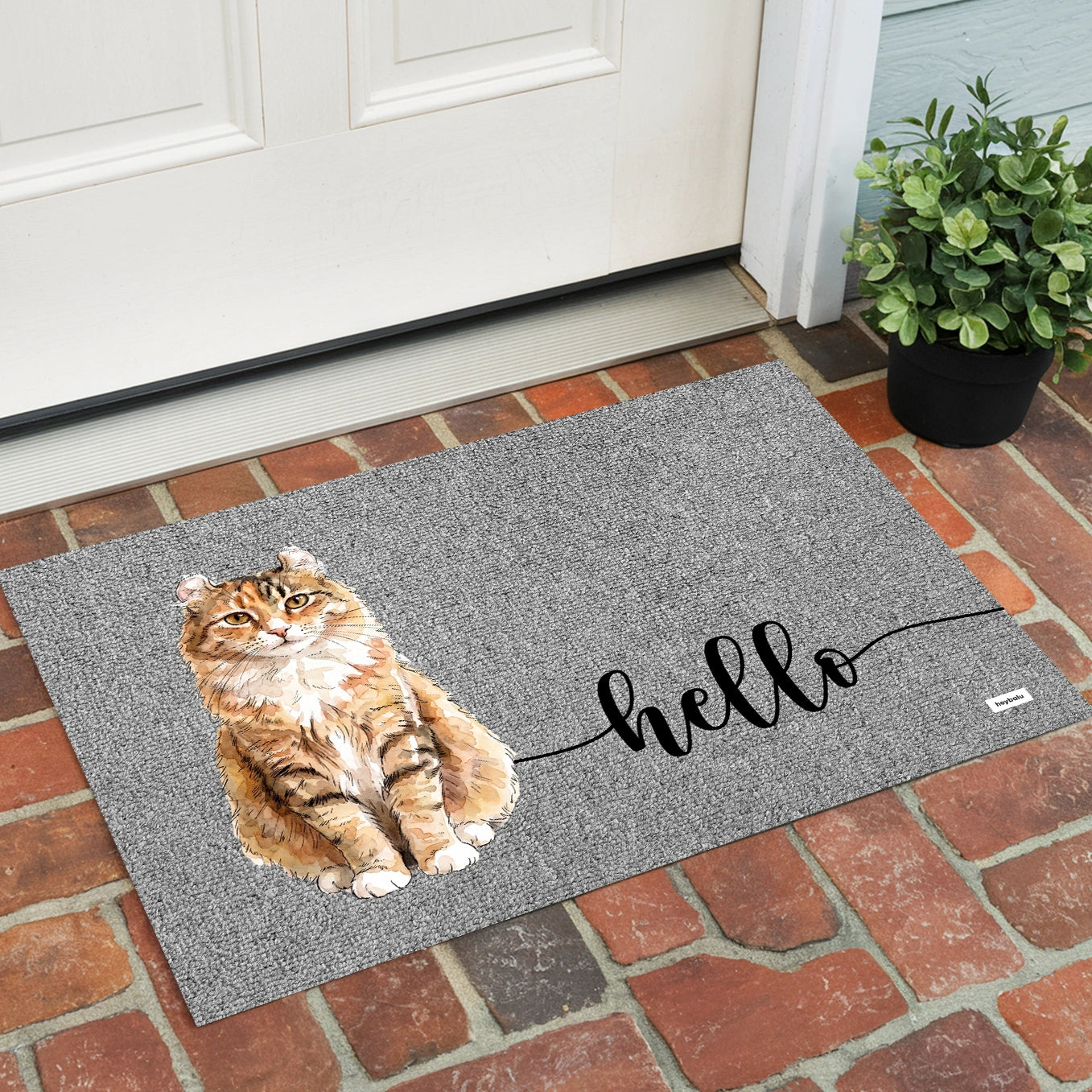 Personalized Doormat "Welcome"