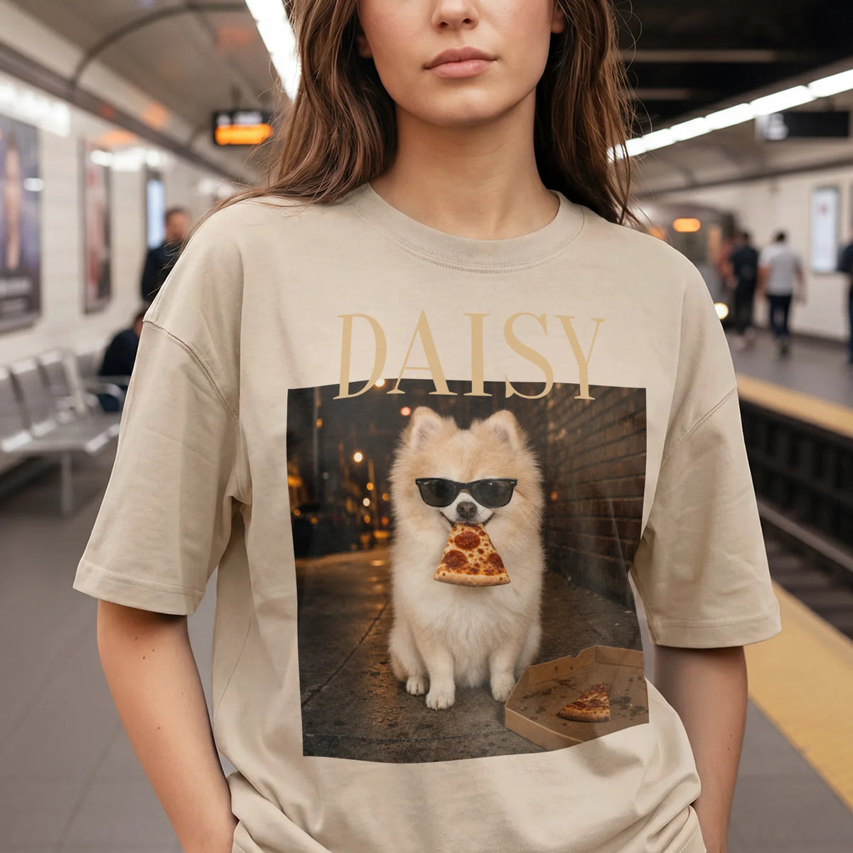 (US) Personalisiertes T-Shirt "Vintage Haustier"