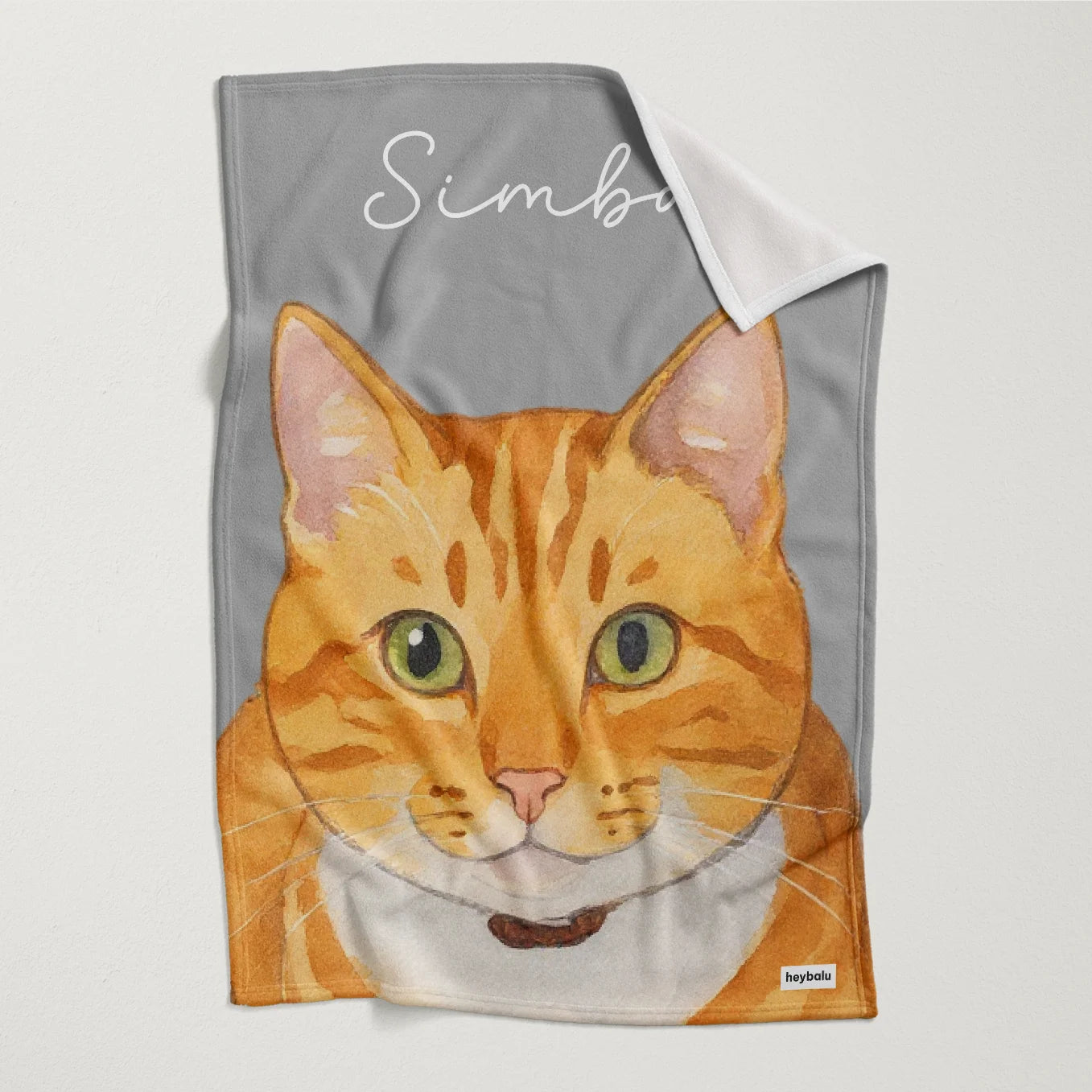Personalized Cat Blanket "Portrait"