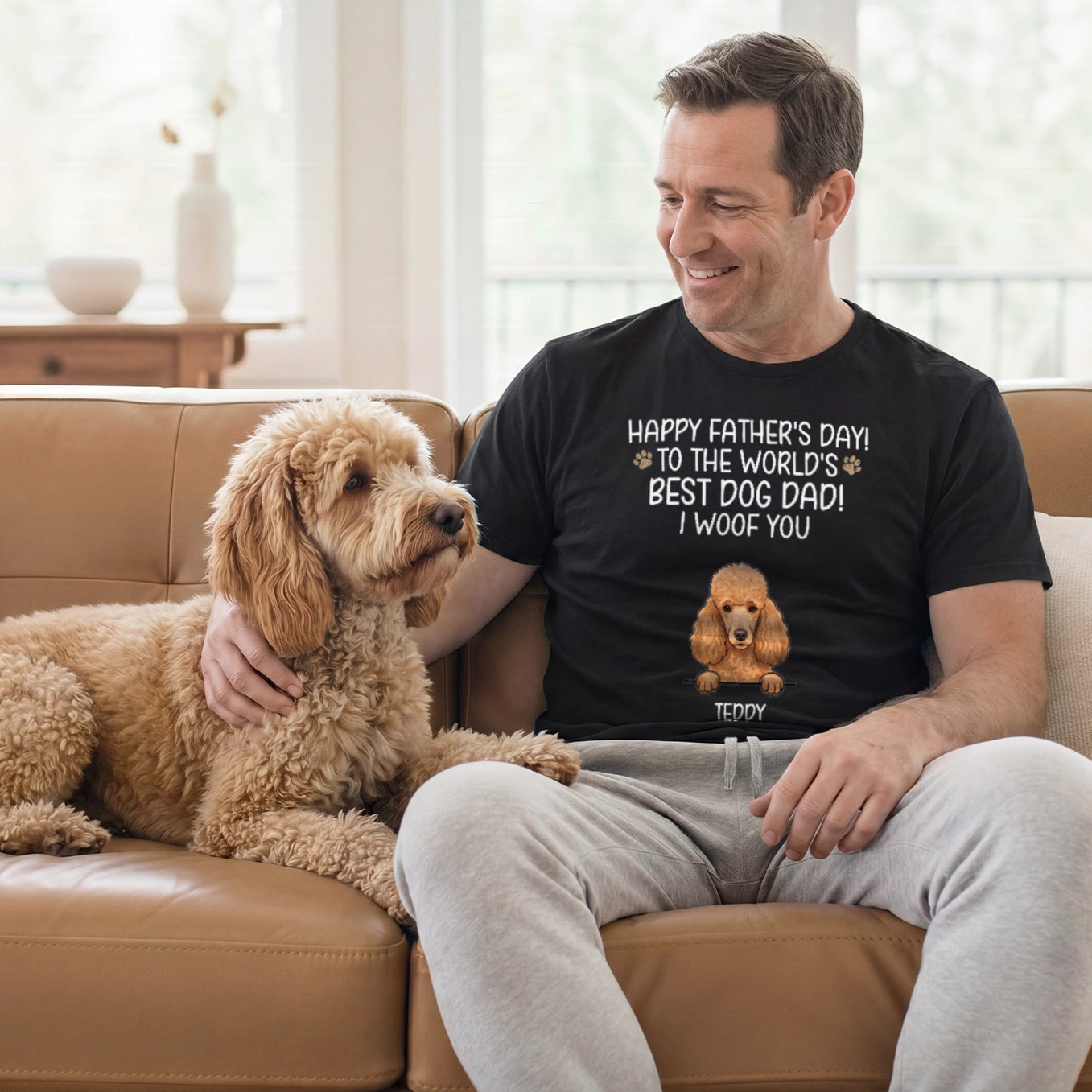 Personalized T-Shirt Cartoon “Father's Day”