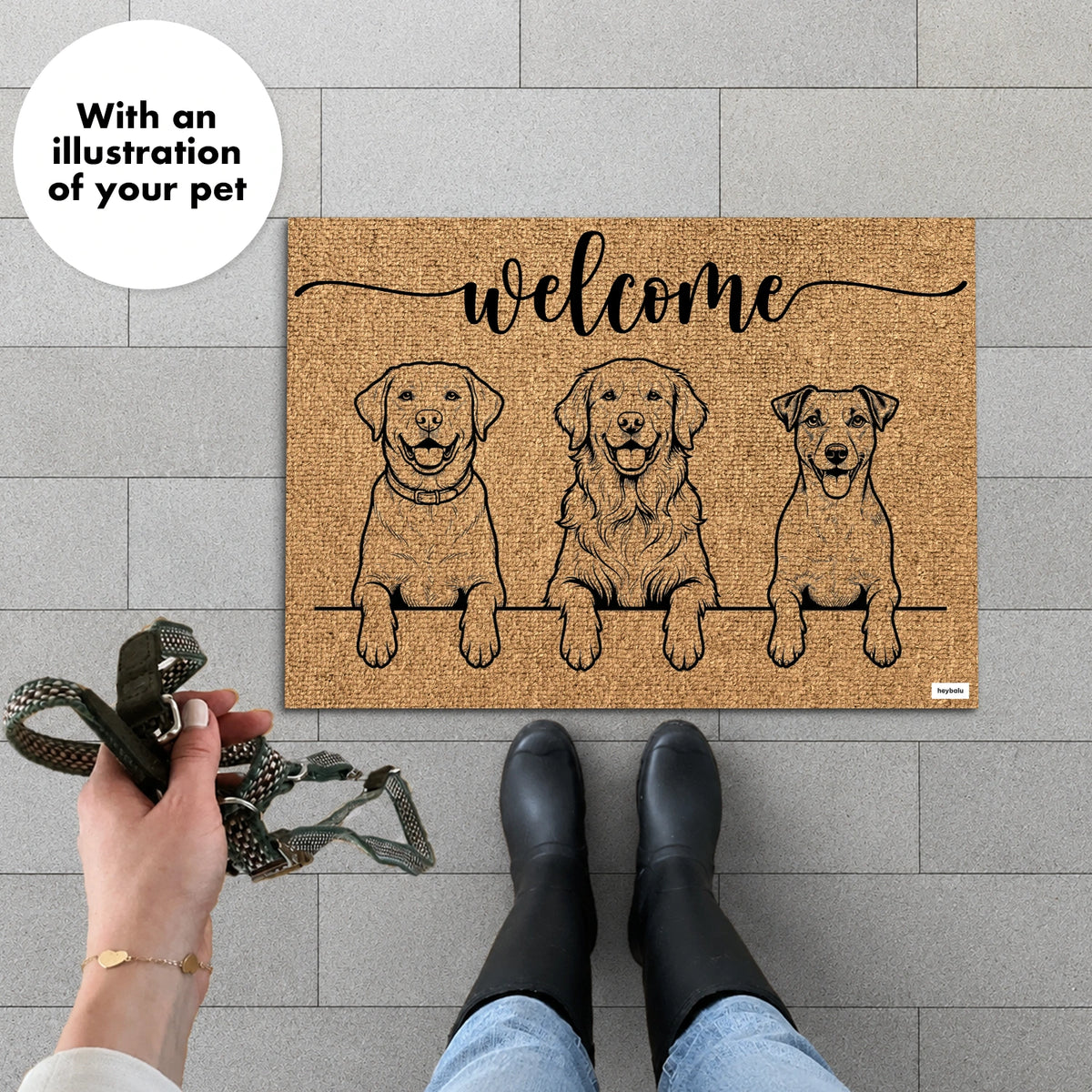Personalized Doormat "Pet Photo"