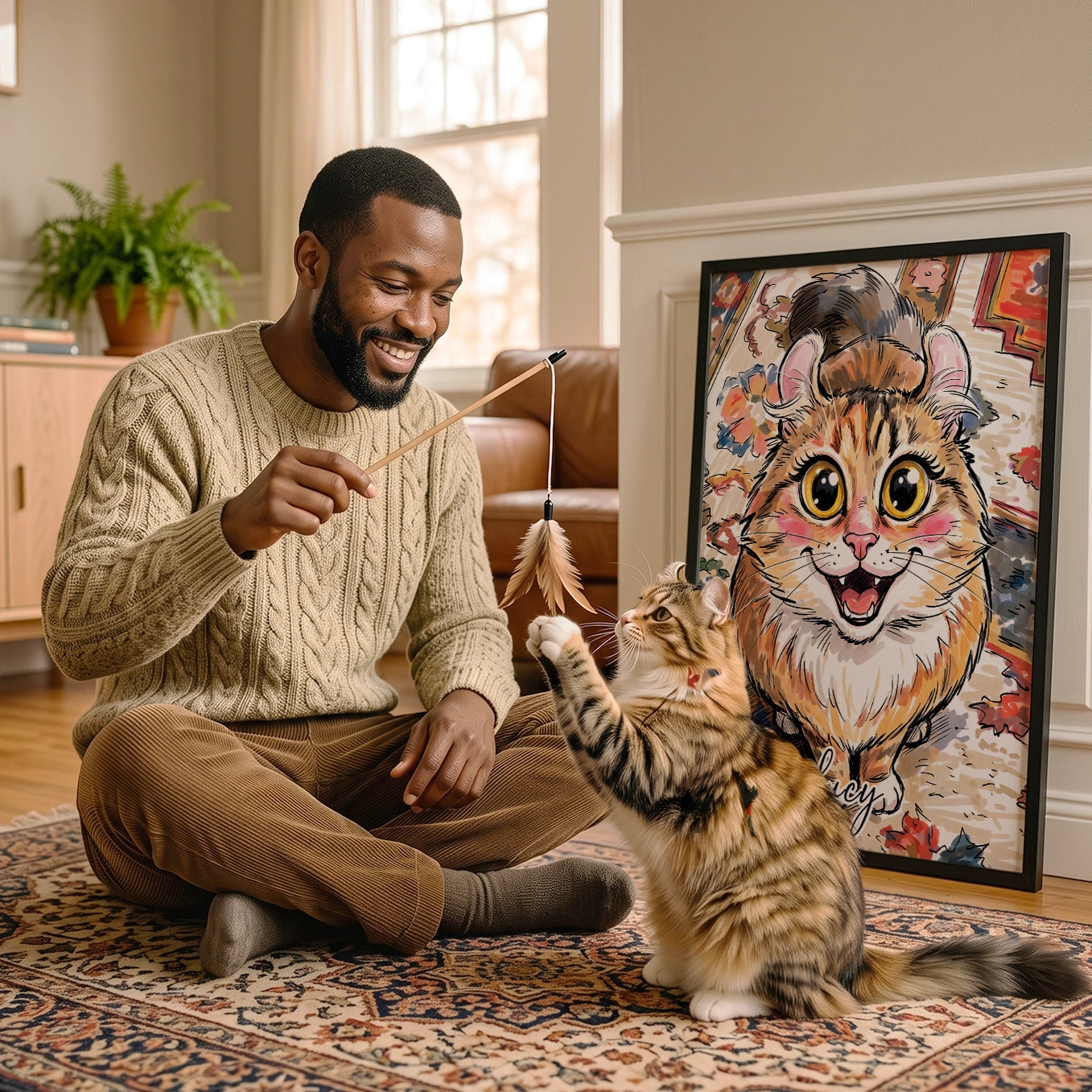 Personalized Poster "Sketch Cat"