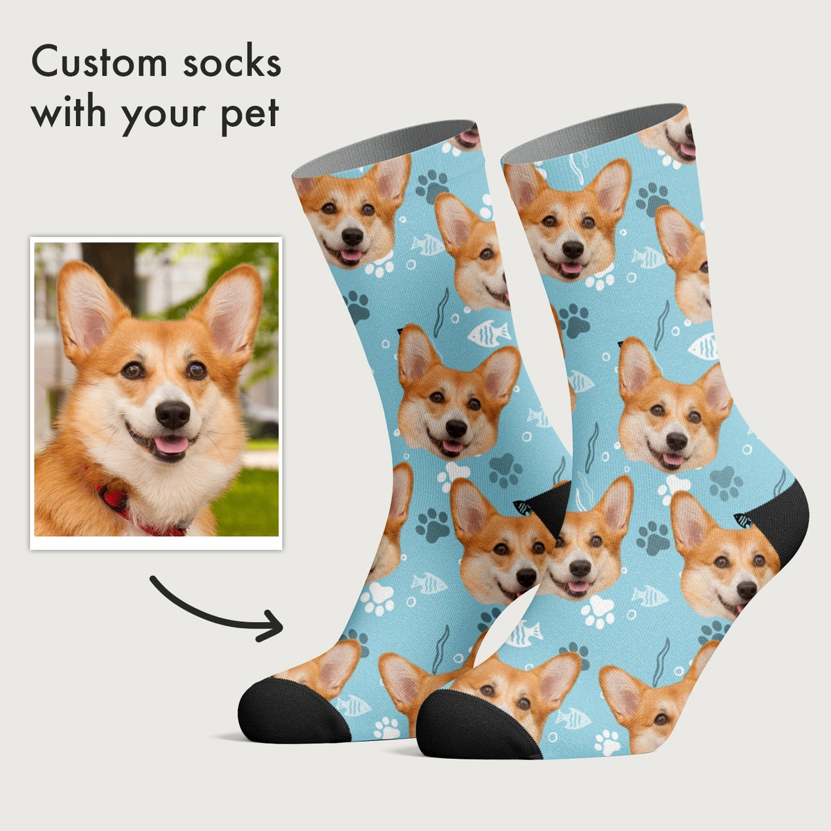 Personalized Socks "Pet Photo"