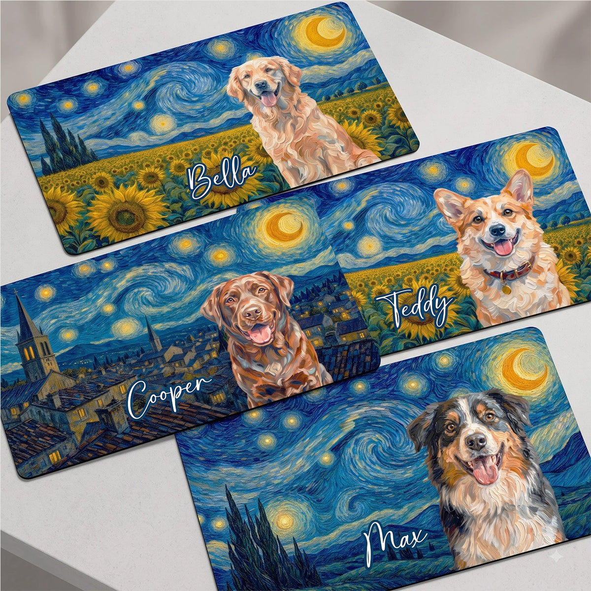 Personalized Deskmat "Dog Art" – personalisiertes Geschenk – Ansicht 5