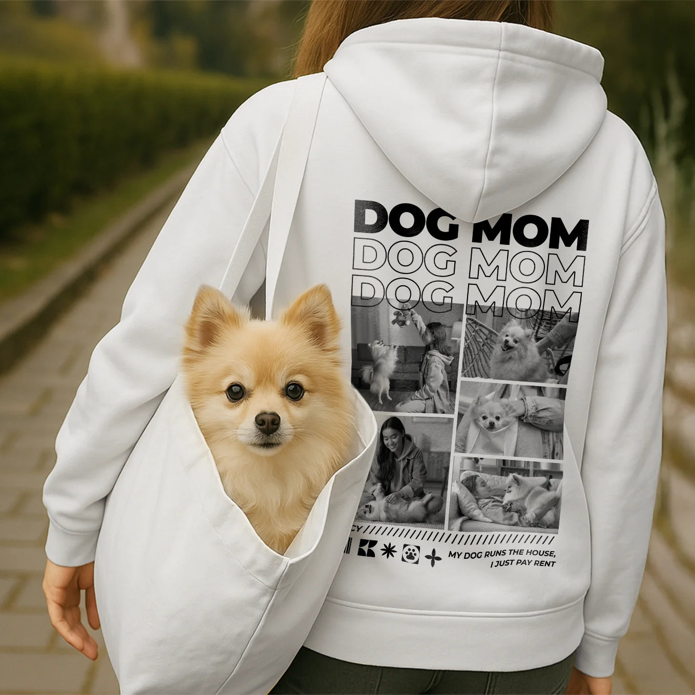 Personalized Hoodie "Dog Mom"