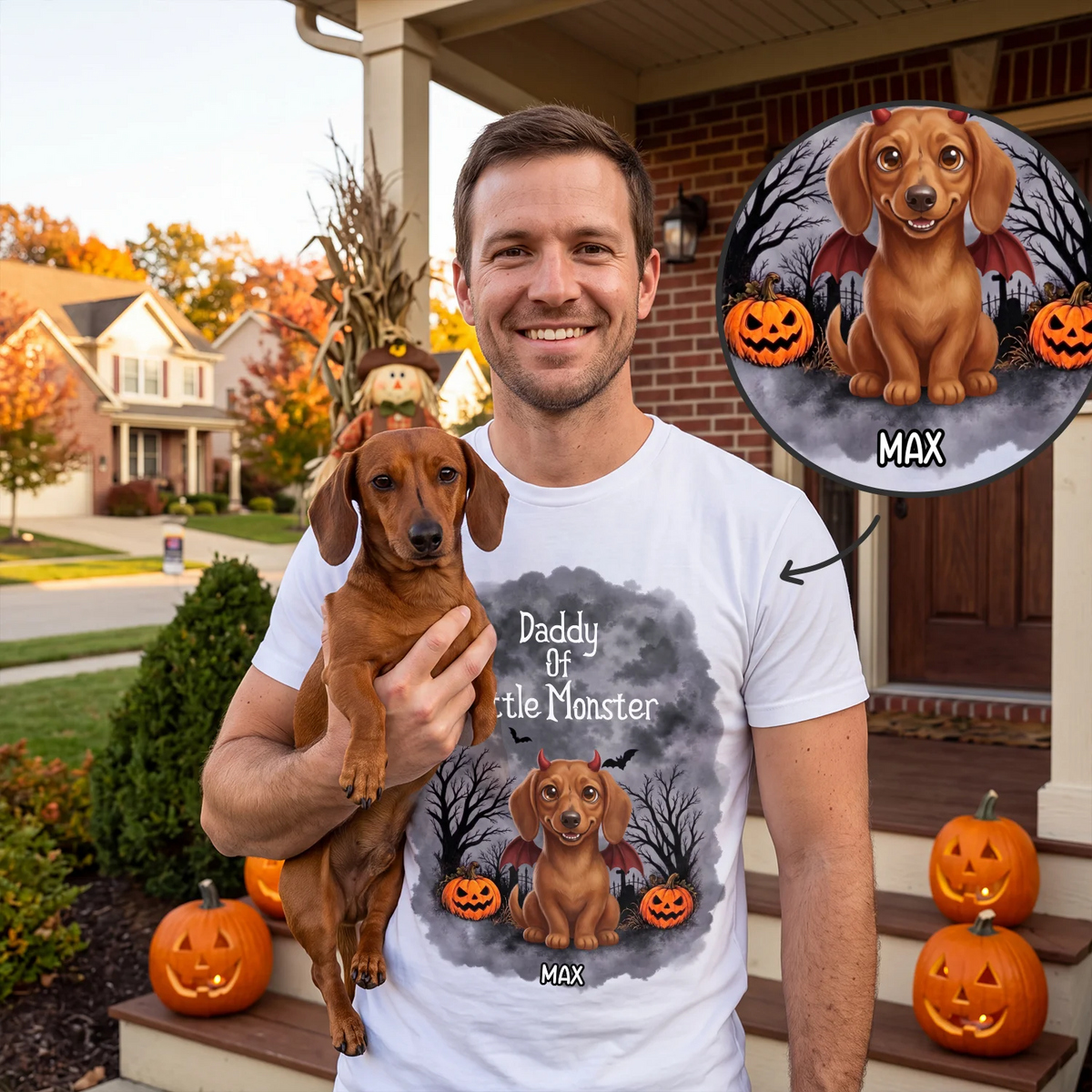 Personalized T-Shirt "Parent of the Monsters"