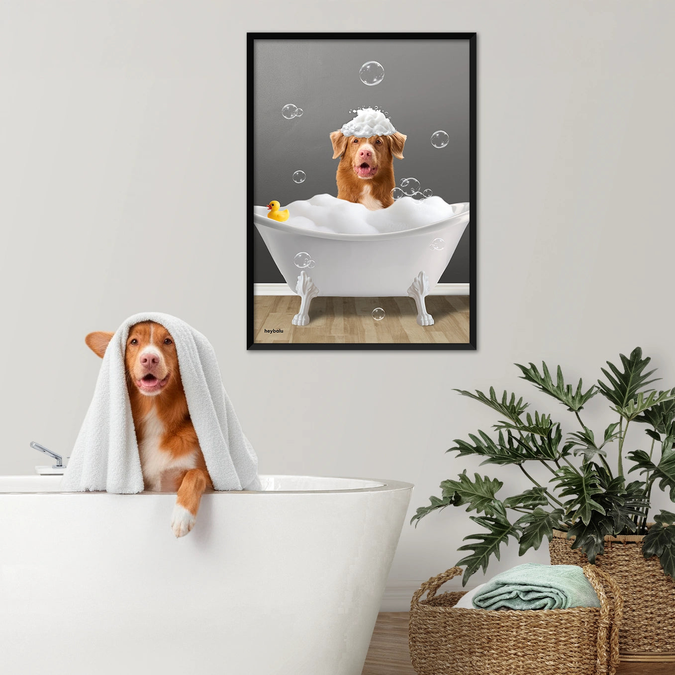 Personalized Poster "Fun in the Tub"