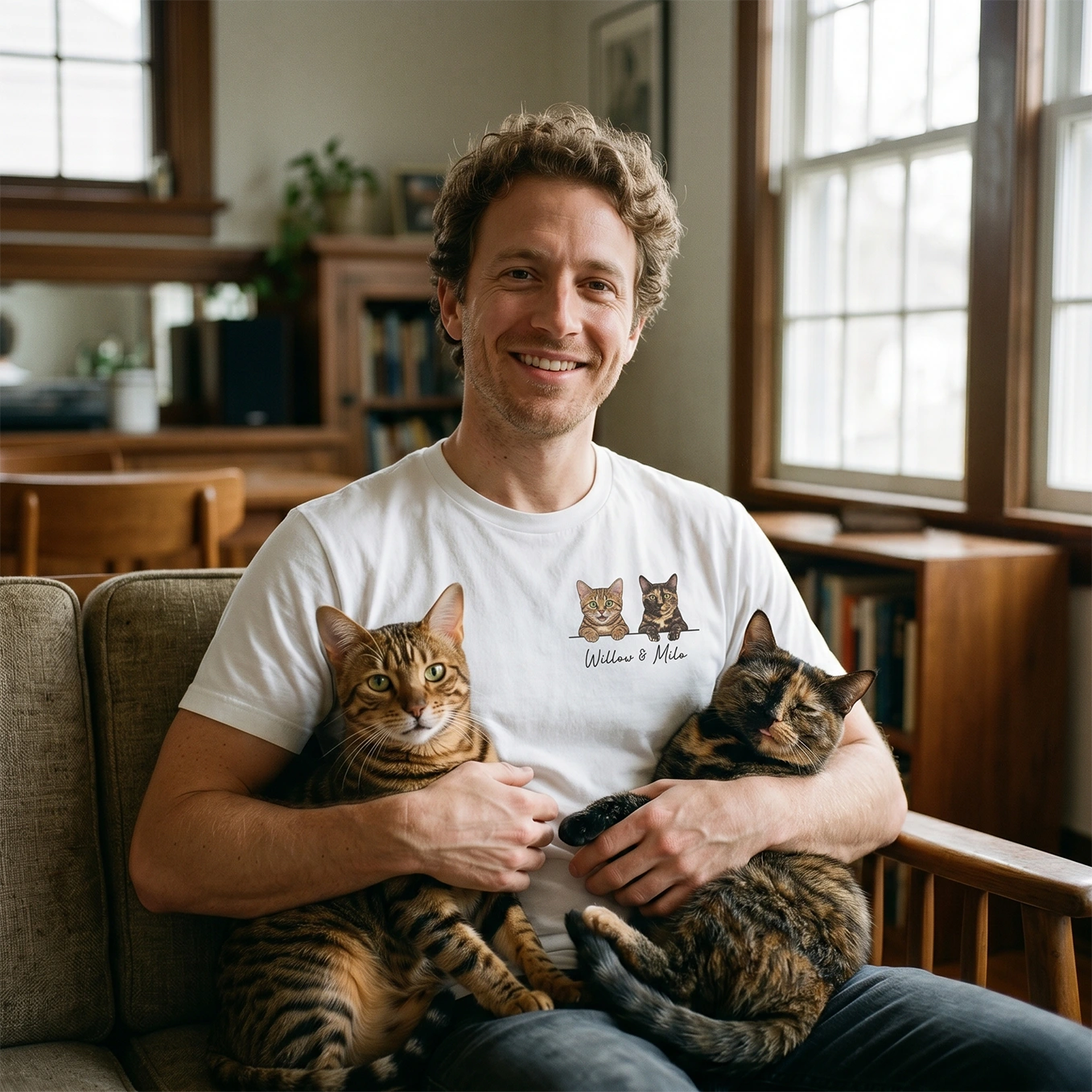 Personalized T-Shirt "Cartoon Cat"