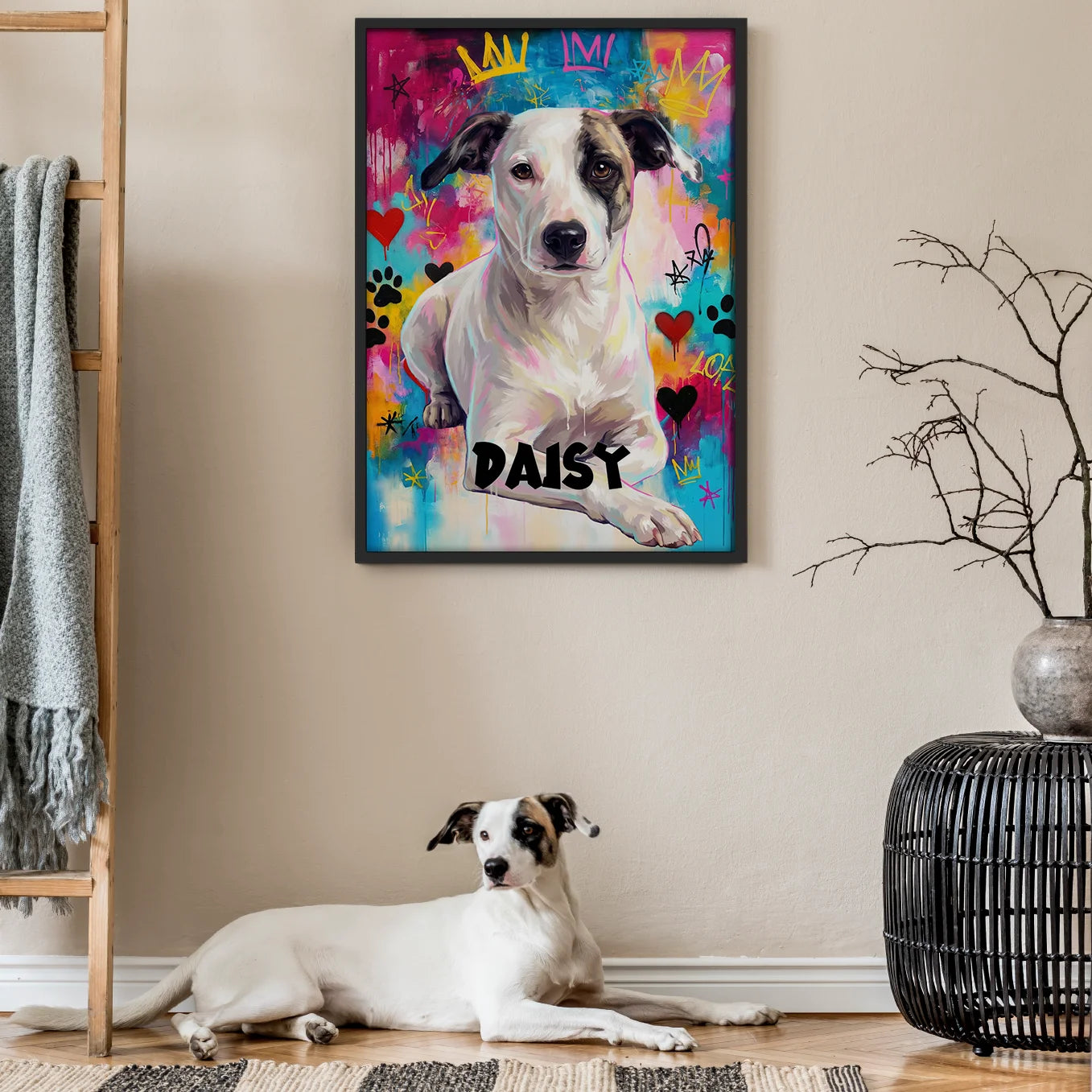Personalized Pet Poster "Street Art"