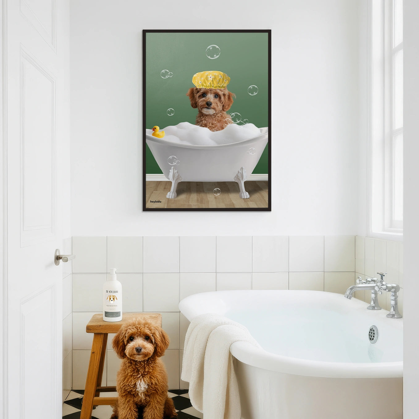 Personalized Poster "Fun in the Tub"