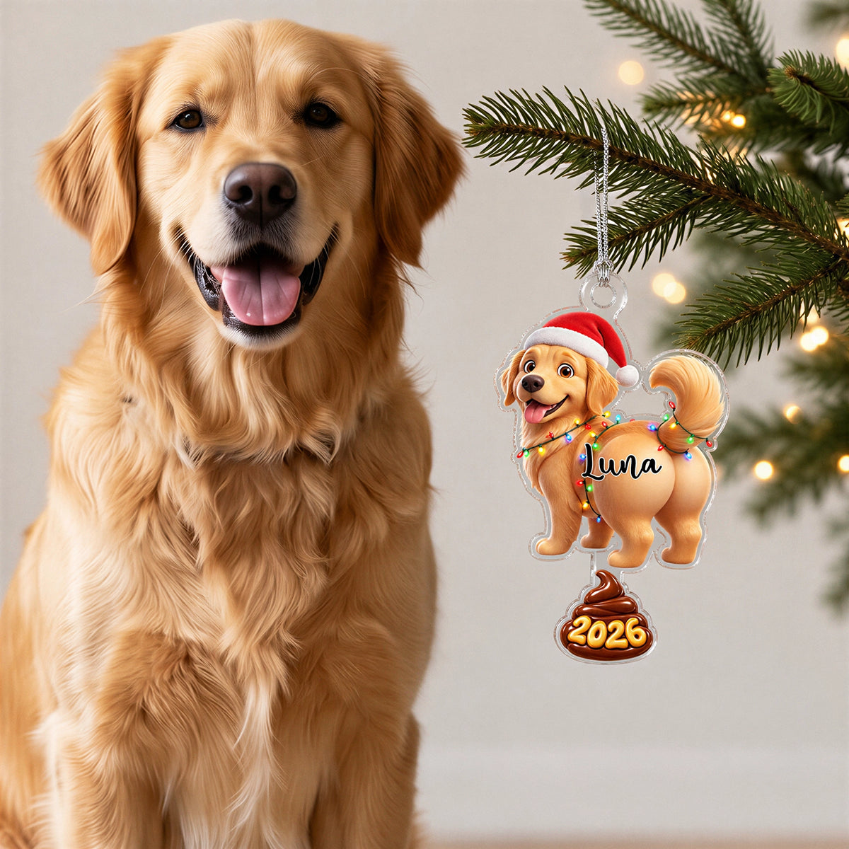 Personalized Ornament "Dog Mom"
