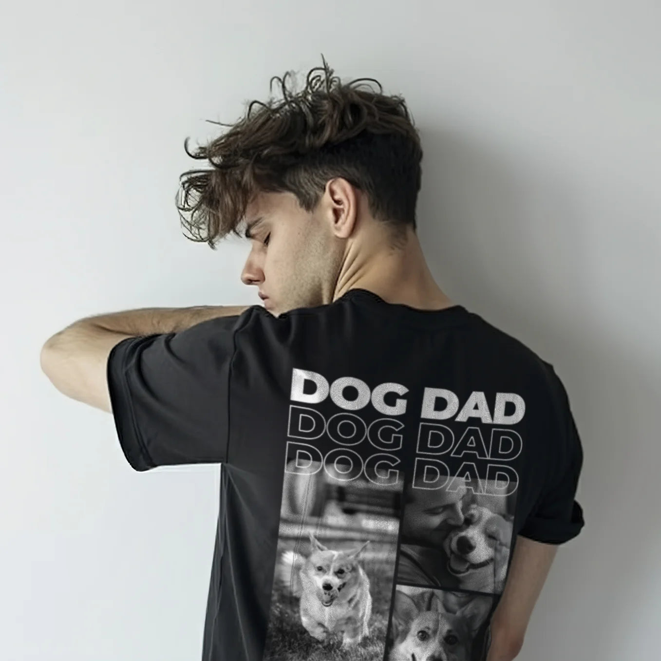 Personalized Oversized T-Shirt "Dog Dad"