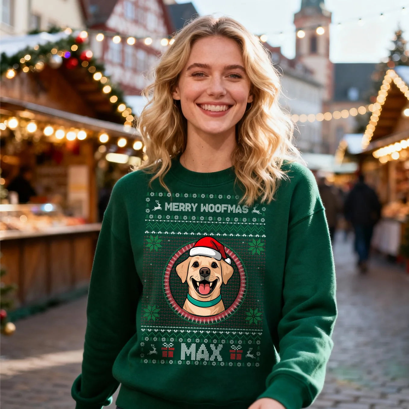 Personalized Christmas Sweater "Cartoon Portrait"