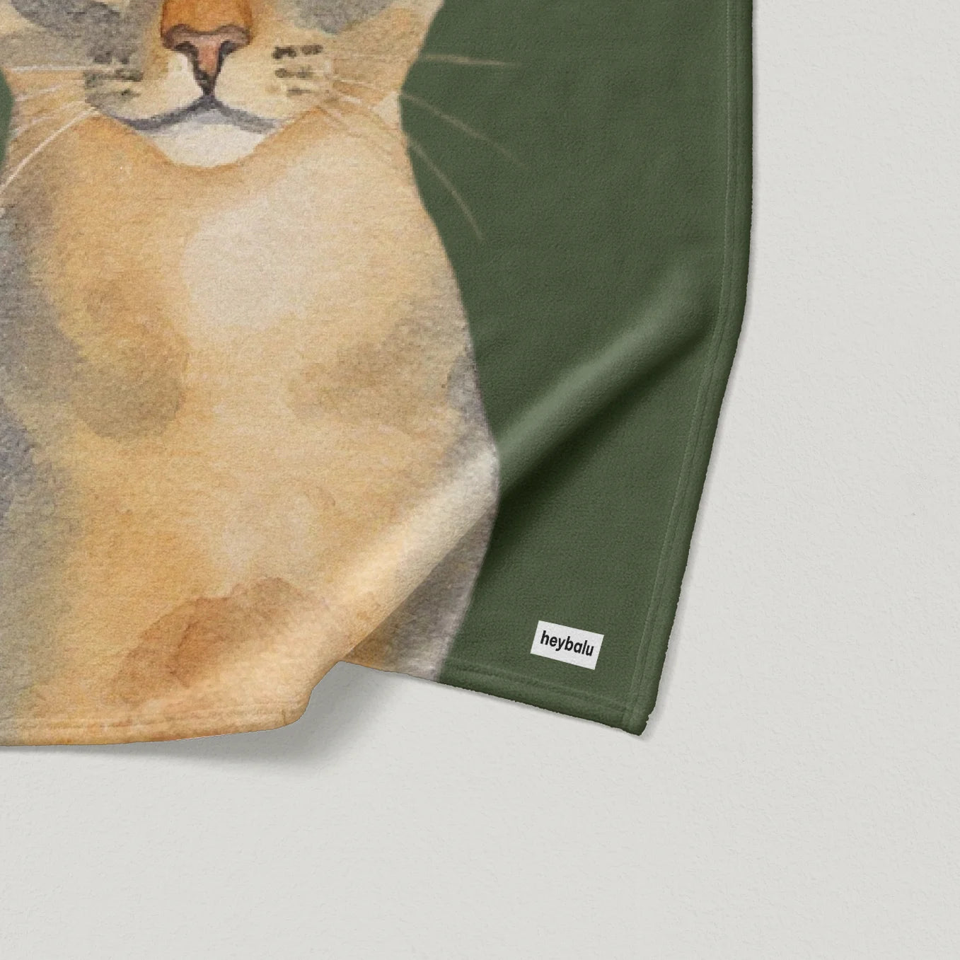 Personalized Cat Blanket "Portrait"