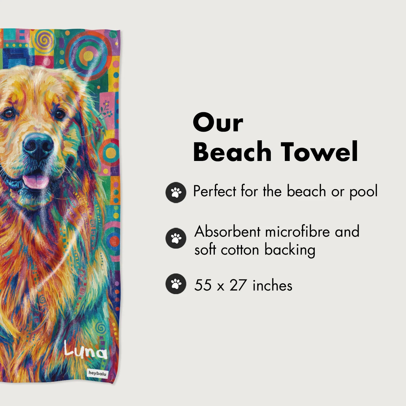 Personalized Towel “Graffiti”