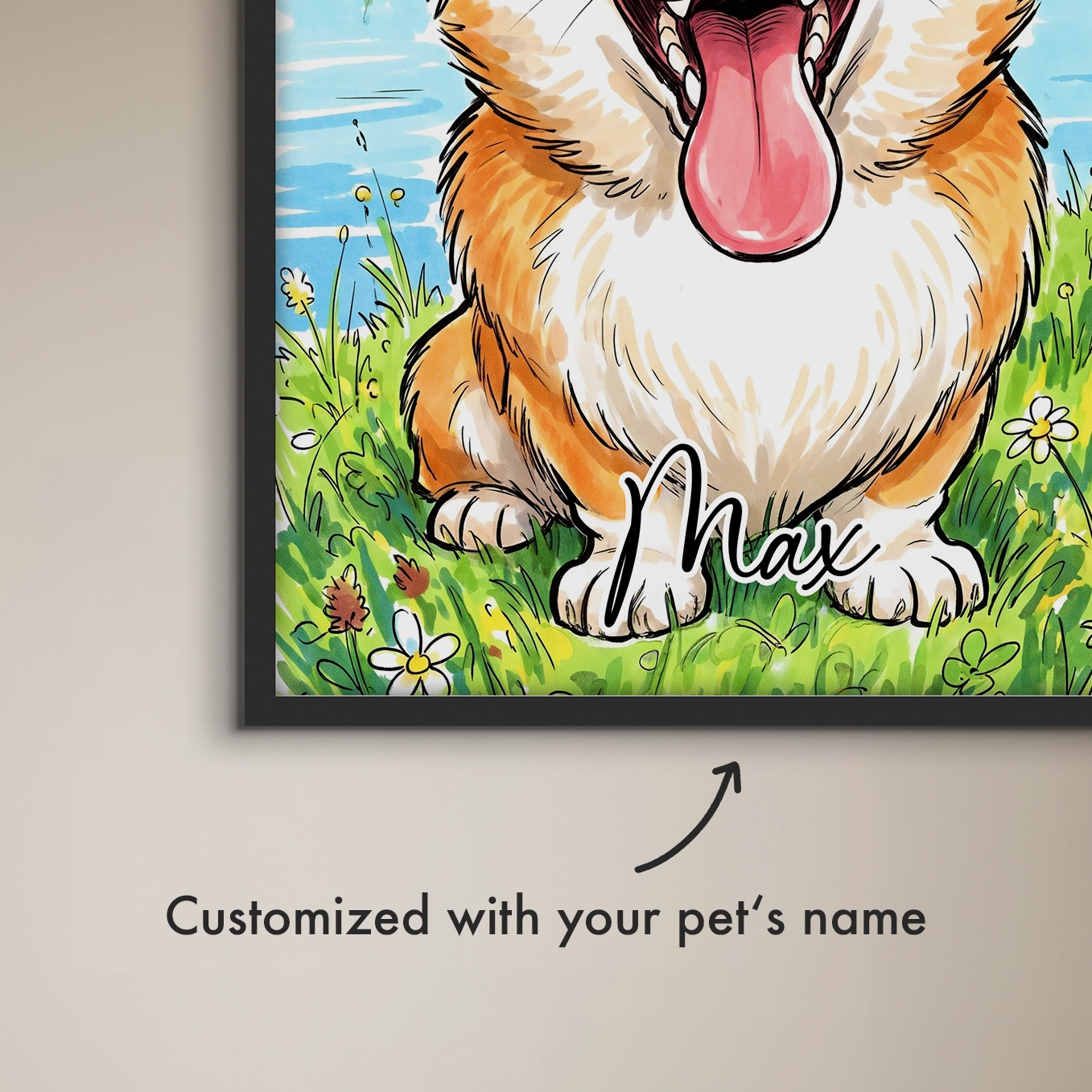 Personalized Poster "Sketch Dog"