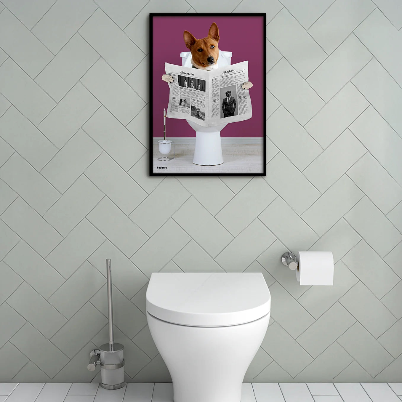 Personalized Dog Poster "Important Meeting"