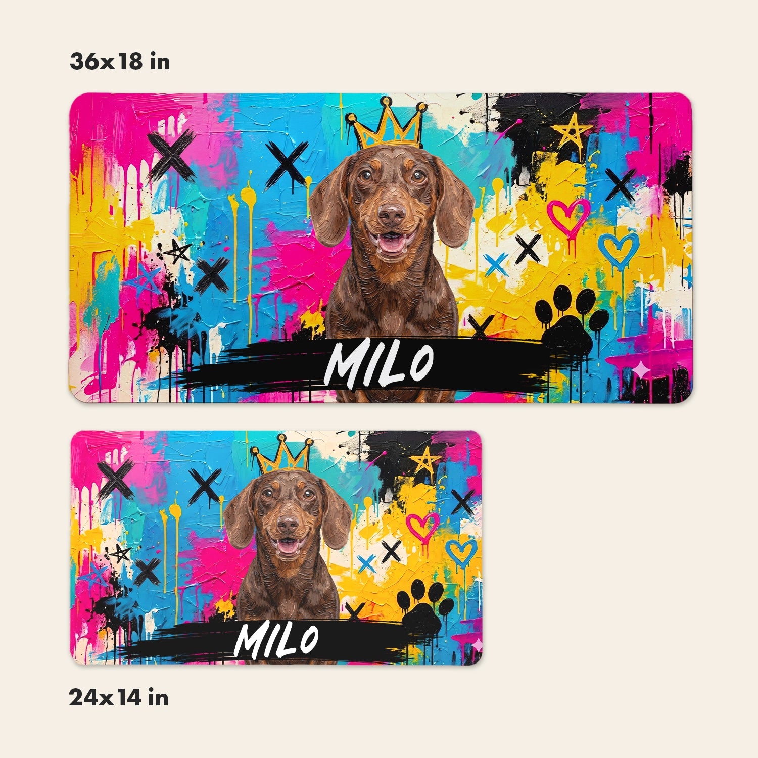 Personalized Placemat "Graffiti"
