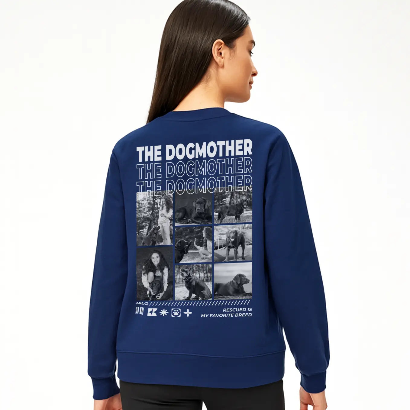Personalized Sweater "Dog Mom"
