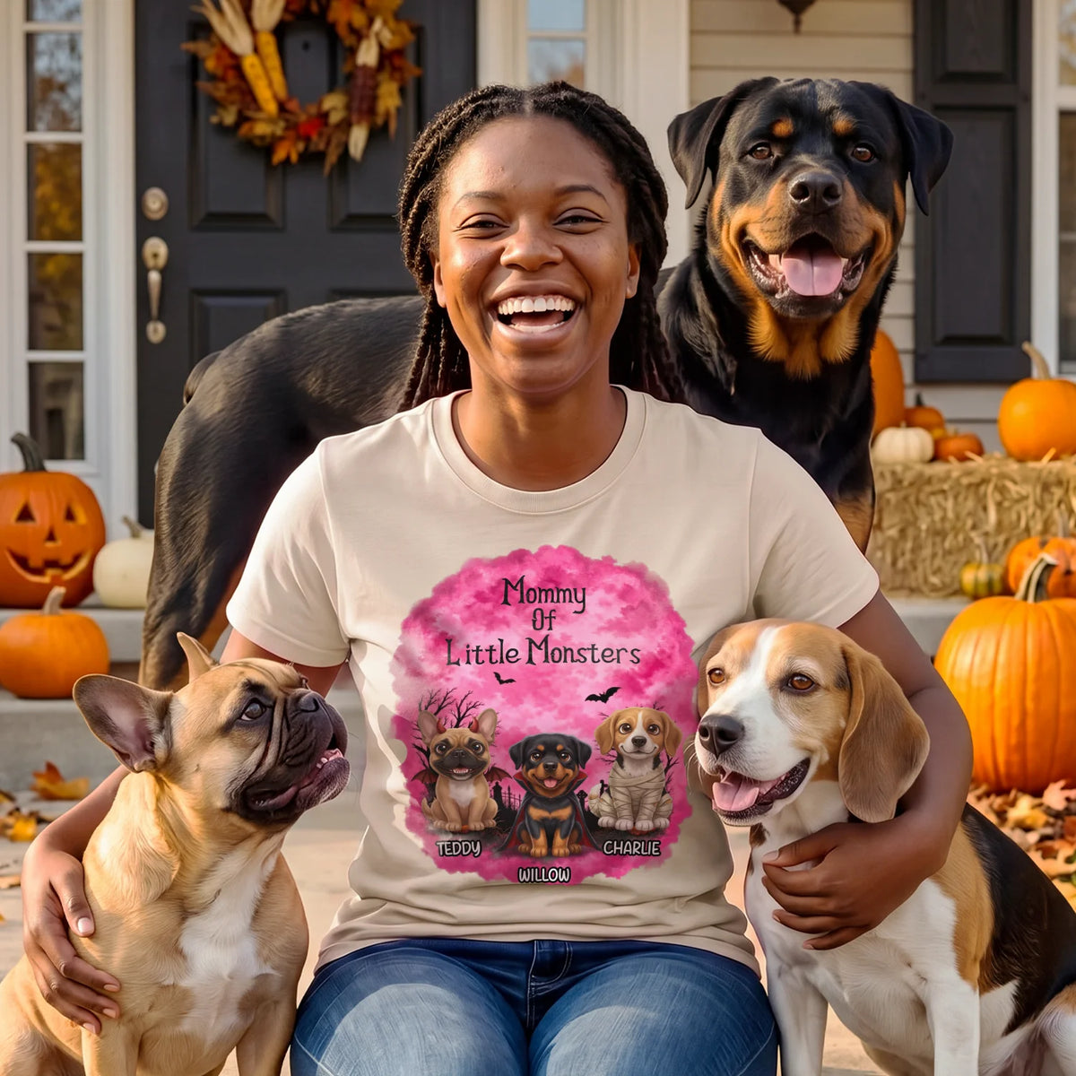 Personalized T-Shirt "Parent of the Monsters"
