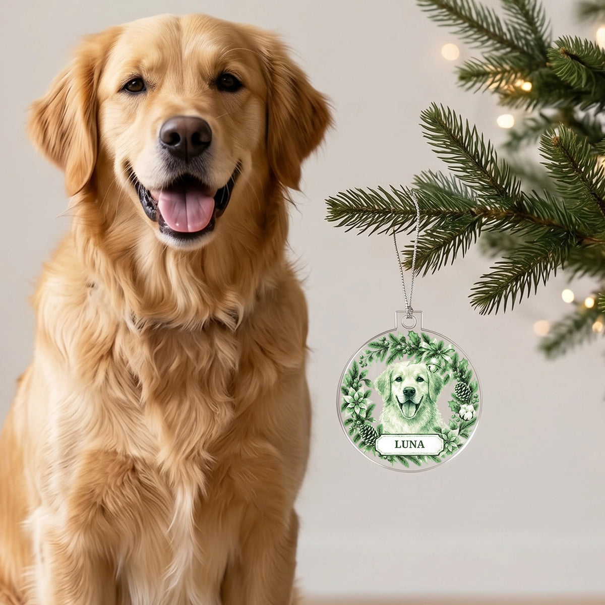 Personalized Christmas Ornament "Pet Photo"