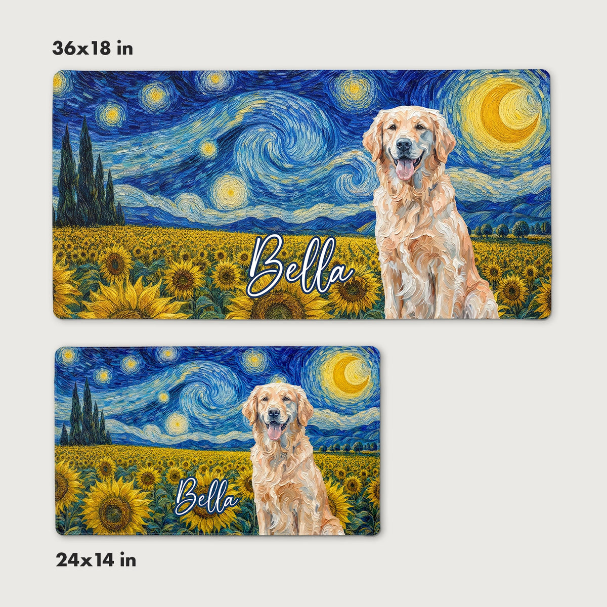 Personalized Deskmat "Dog Art" – personalisiertes Geschenk – Ansicht 4