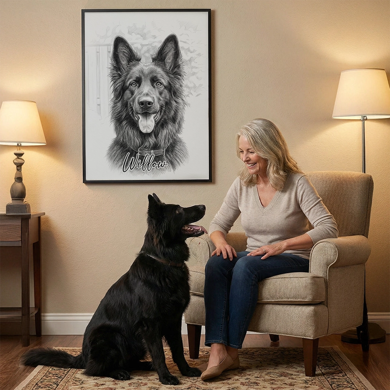 Personalized Poster "Sketch Dog"