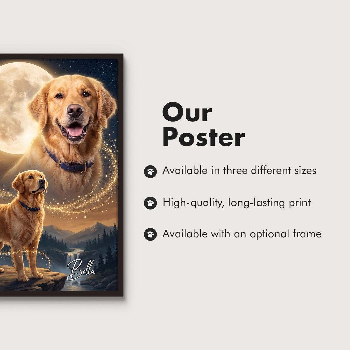 Personalized Poster "Howling Dog"