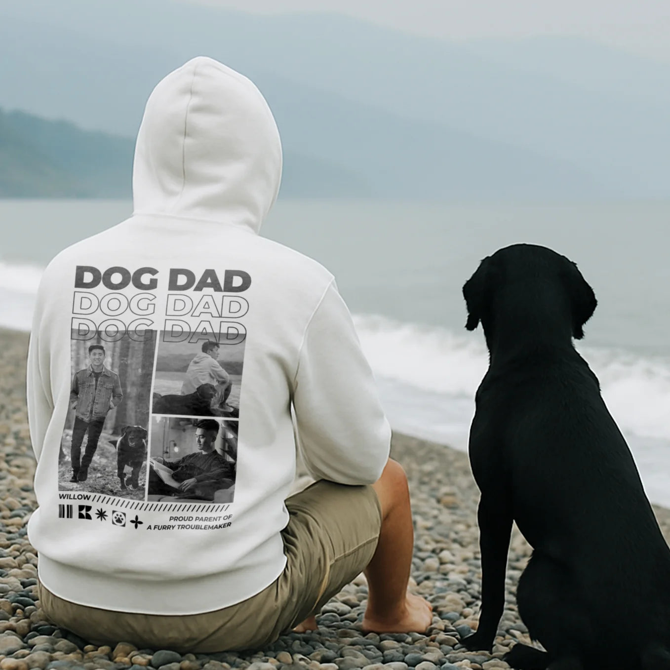Personalized Hoodie "Dog Dad"