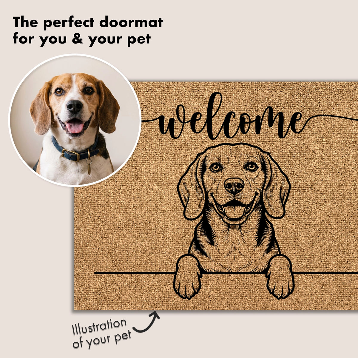 Personalized Doormat "Pet Photo"